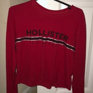 Long sleeve crop top